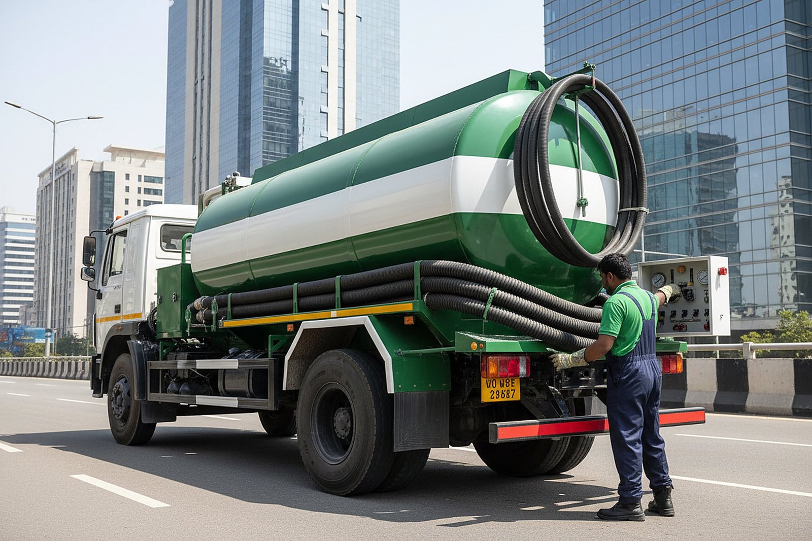 Septic tank cleaning service in Financial District, Hyderabad