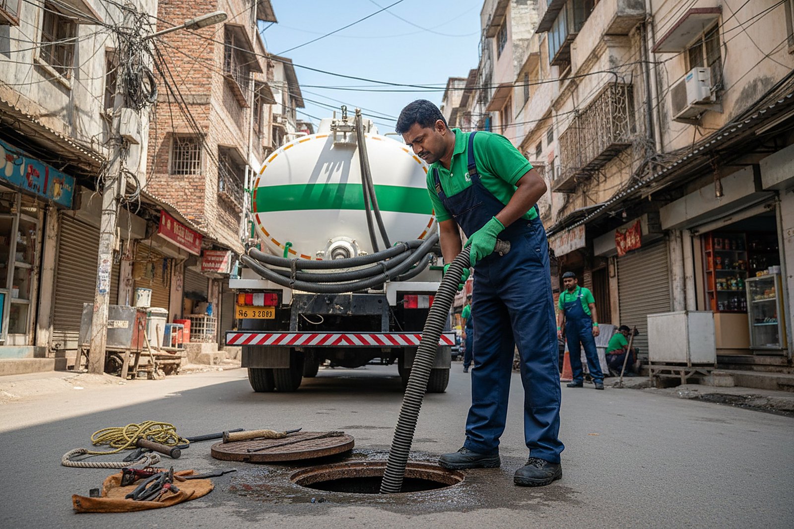 Septic tank cleaning service in Madhapur, Hyderabad