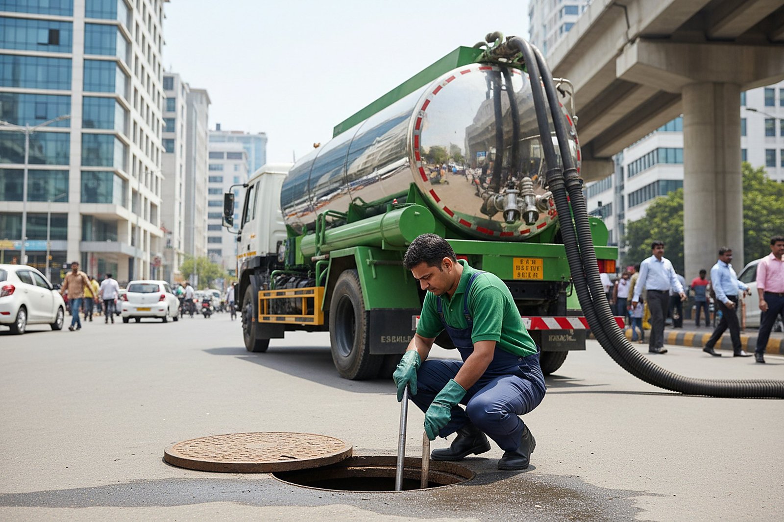 Septic tank cleaning service in Somajiguda, Hyderabad