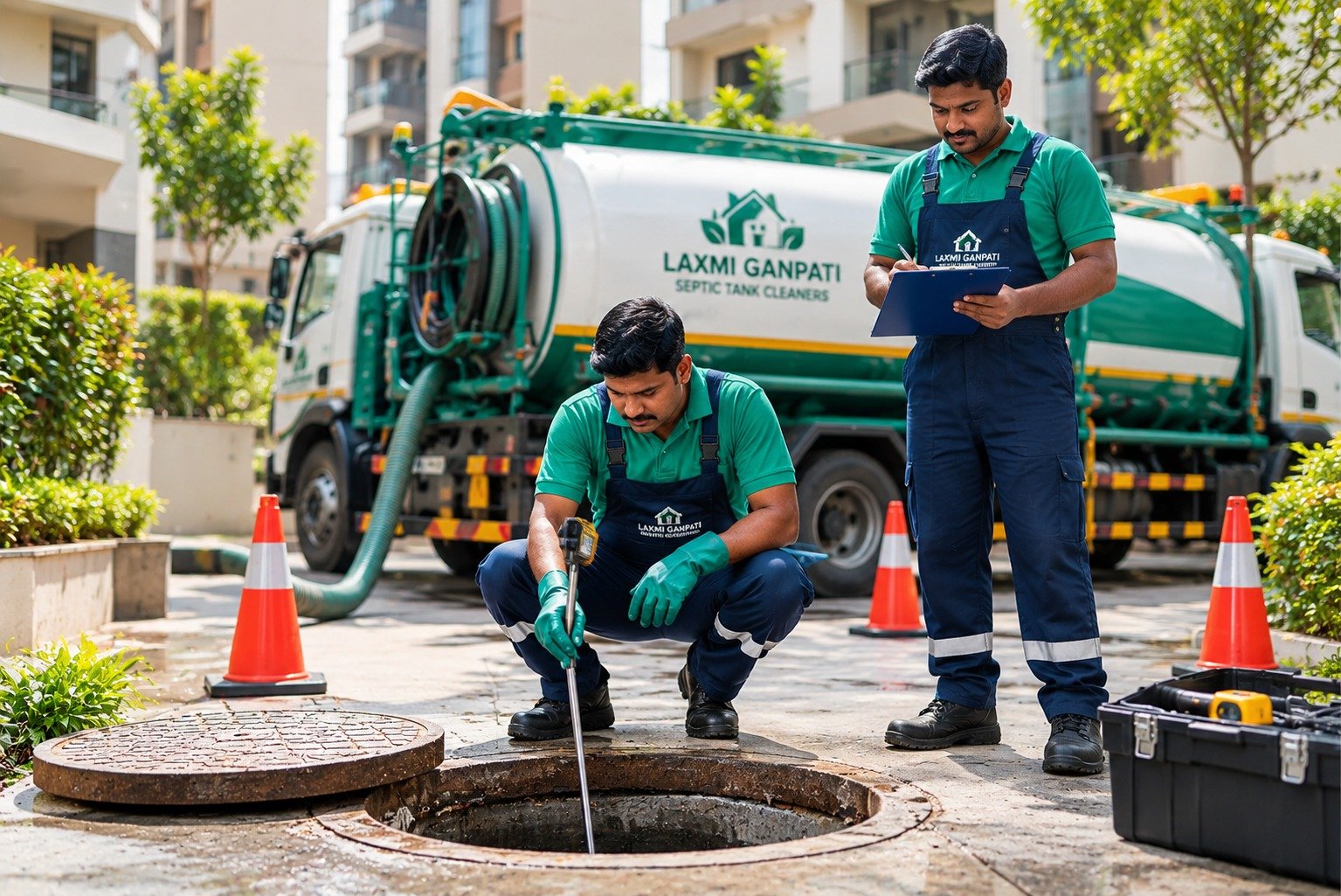 Septic maintenance visit