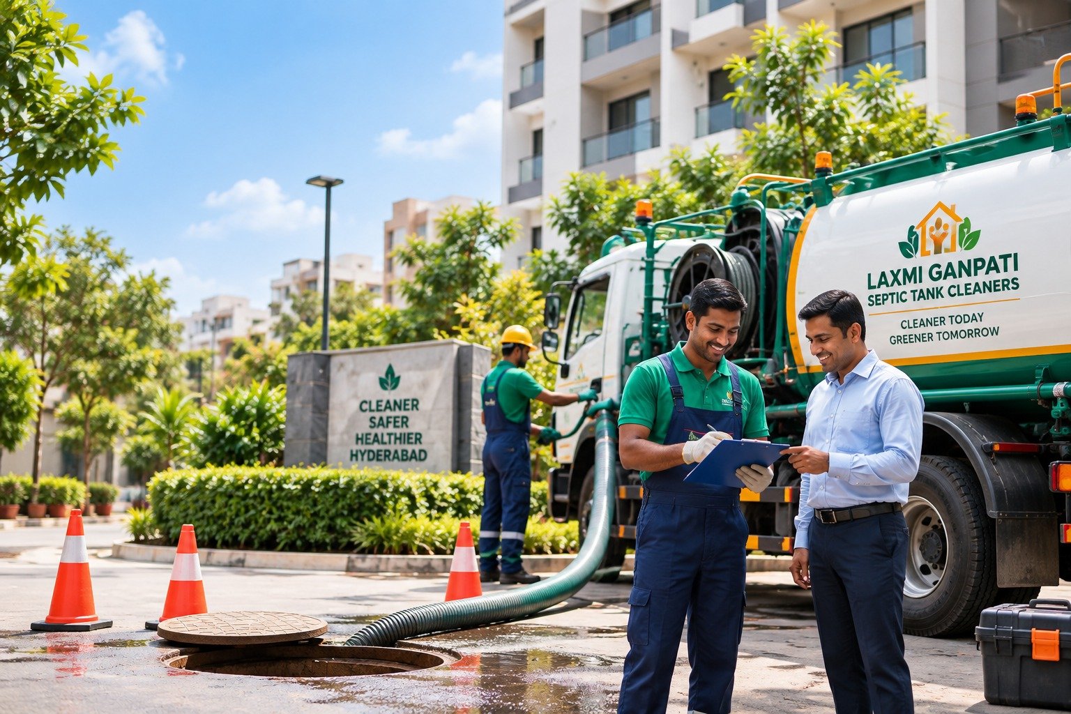 Septic maintenance visit